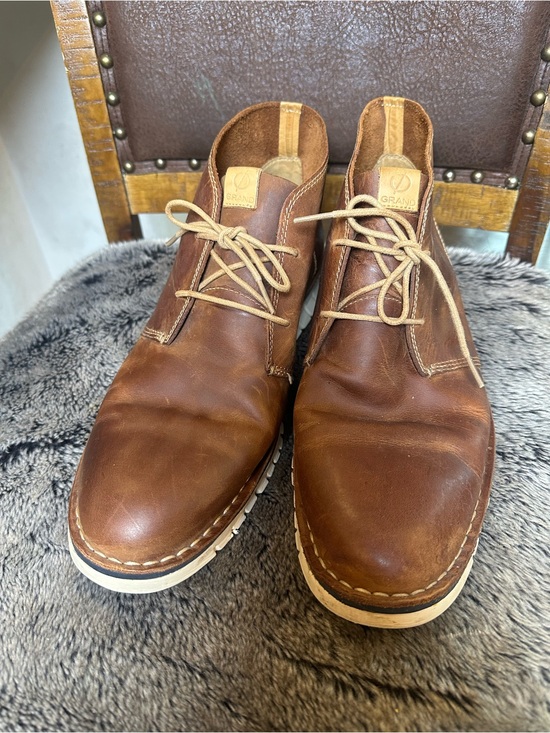 Cole Haan Other - COLE HAAN ZERO GRAND Stitch Out Chukka Leather Brown Boots, Size 13